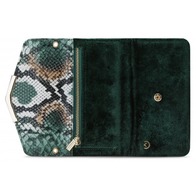 Mobilize Mobilize 2in1 Gelly Velvet Clutch - Samsung Galaxy S20 Ultra (5G) - Green Snake