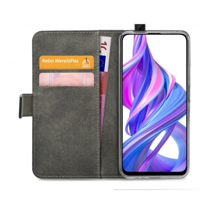 Mobilize Mobilize Classic Gelly Wallet Book Case Honor 9X Pro Black