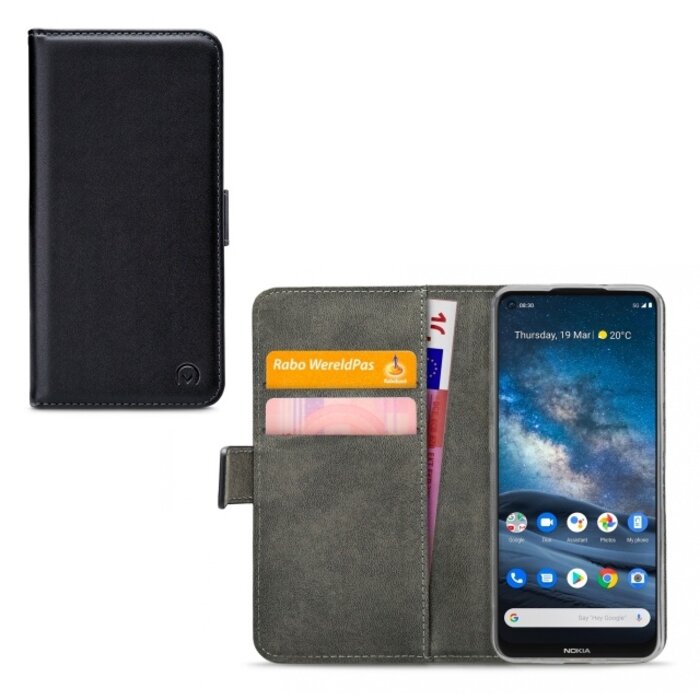 Mobilize Mobilize Classic Gelly Wallet Book Case Nokia 8.3 5G Black