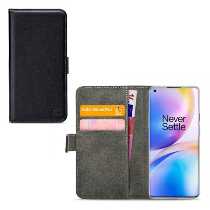 Mobilize Mobilize Classic Gelly Wallet Book Case OnePlus 8 Pro Black