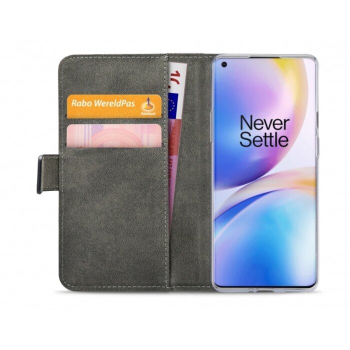 Mobilize Mobilize Classic Gelly Wallet Book Case OnePlus 8 Pro Black