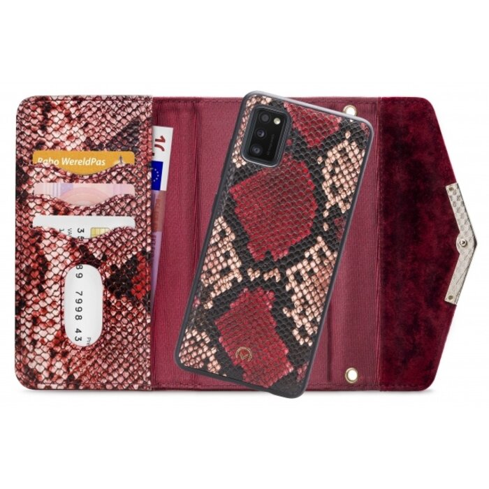 Mobilize Mobilize 2in1 Gelly Velvet Clutch for Samsung Galaxy A41 Red Snake