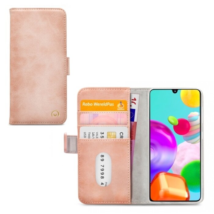 Mobilize Mobilize Elite Gelly Wallet Book Case Samsung Galaxy A41 Soft Pink