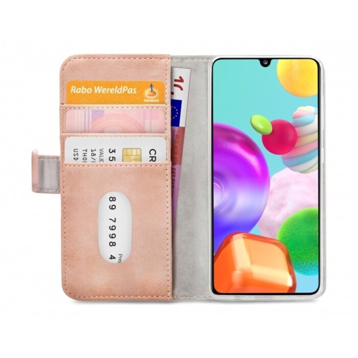 Mobilize Mobilize Elite Gelly Wallet Book Case Samsung Galaxy A41 Soft Pink