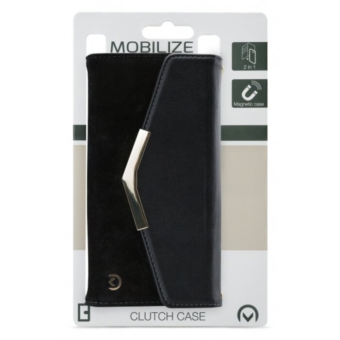 Mobilize Mobilize 2in1 Gelly Velvet Clutch for Apple iPhone XR/11 Deep Black