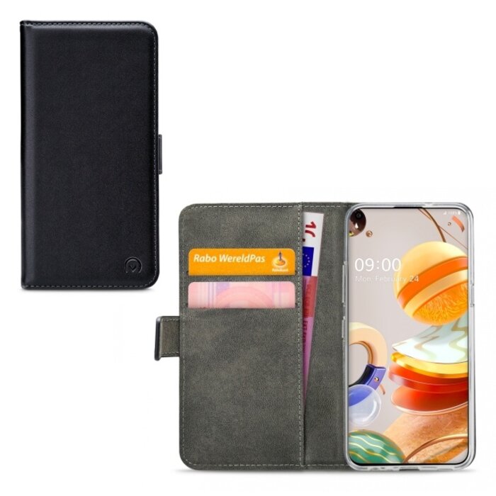 Mobilize Mobilize Classic Gelly Wallet Book Case LG K61 Black