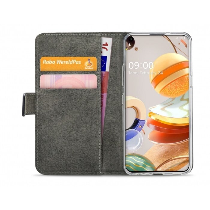 Mobilize Mobilize Classic Gelly Wallet Book Case LG K61 Black