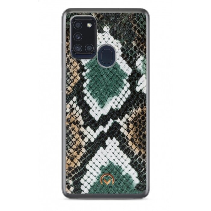 Mobilize Mobilize 2in1 Gelly Velvet Clutch for Samsung Galaxy A21s Green Snake