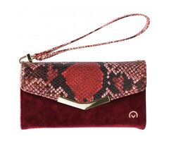 Mobilize Mobilize 2in1 Gelly Velvet Clutch for Samsung Galaxy A21s Red Snake