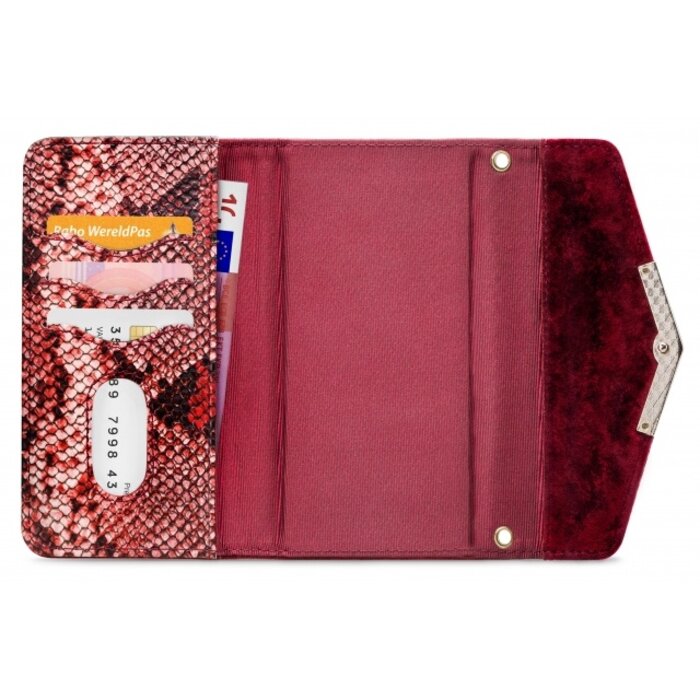 Mobilize Mobilize 2in1 Gelly Velvet Clutch for Samsung Galaxy A21s Red Snake