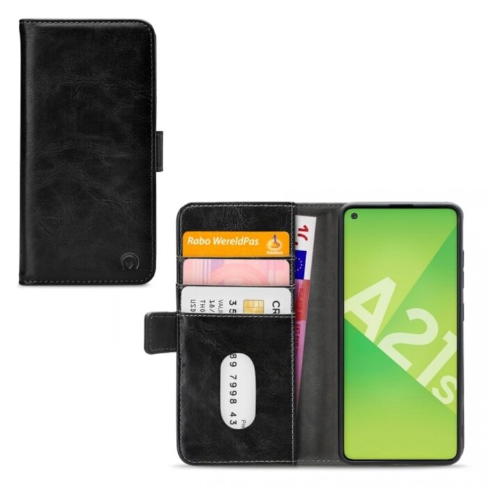 Mobilize Mobilize Elite Gelly Wallet Book Case Samsung Galaxy A21s Black