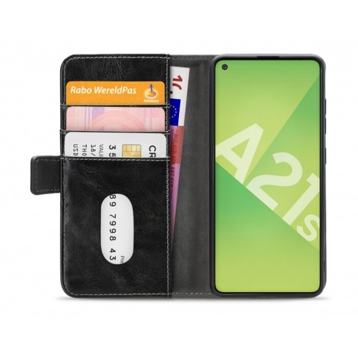 Mobilize Mobilize Elite Gelly Wallet Book Case Samsung Galaxy A21s Black