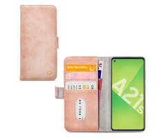 Mobilize Mobilize Elite Gelly Wallet Book Case Samsung Galaxy A21s Soft Pink
