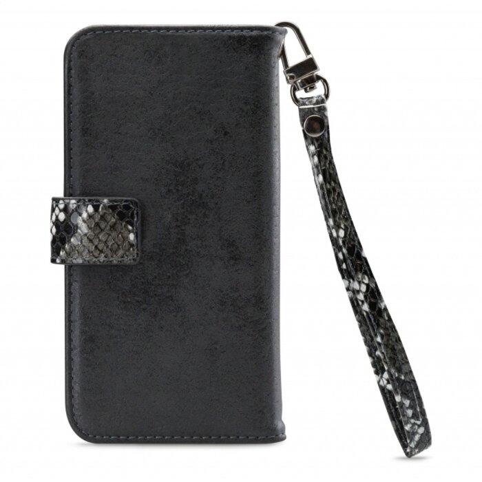 Mobilize Mobilize 2in1 Magnet Zipper Case Apple iPhone 12 Pro Max Black/Snake