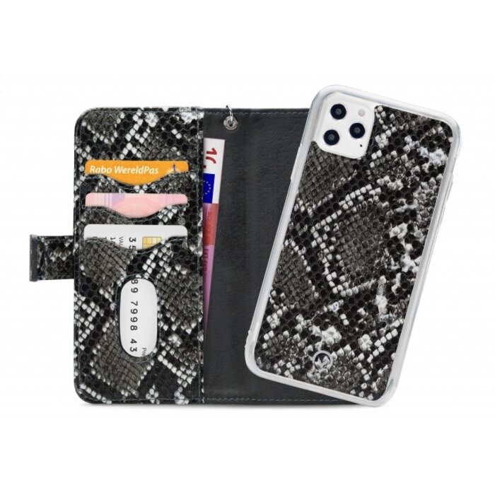 Mobilize Mobilize 2in1 Magnet Zipper Case Apple iPhone 12 Pro Max Black/Snake