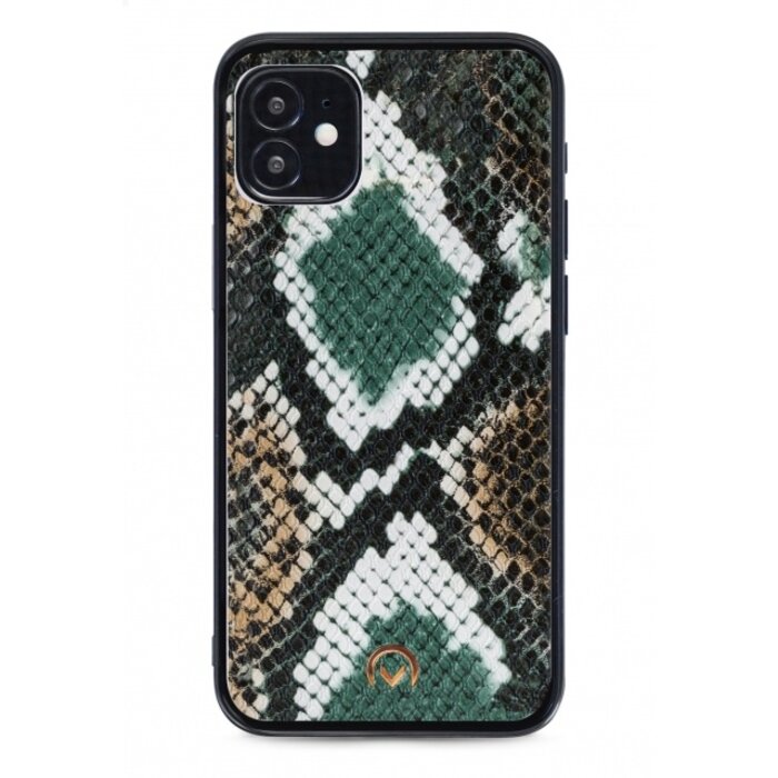 Mobilize Mobilize 2in1 Gelly Velvet Clutch for Apple iPhone 12 Mini Green Snake