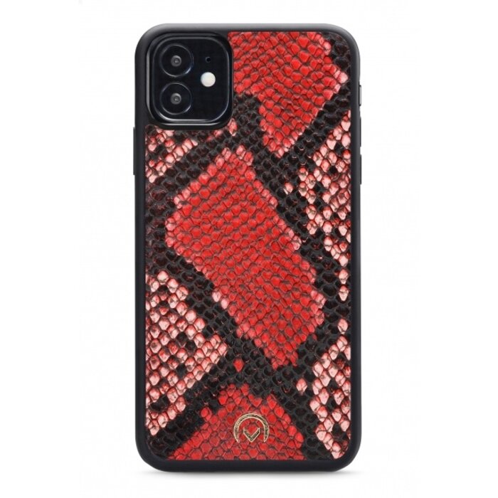 Mobilize Mobilize 2in1 Gelly Velvet Clutch for Apple iPhone 12 Mini Red Snake