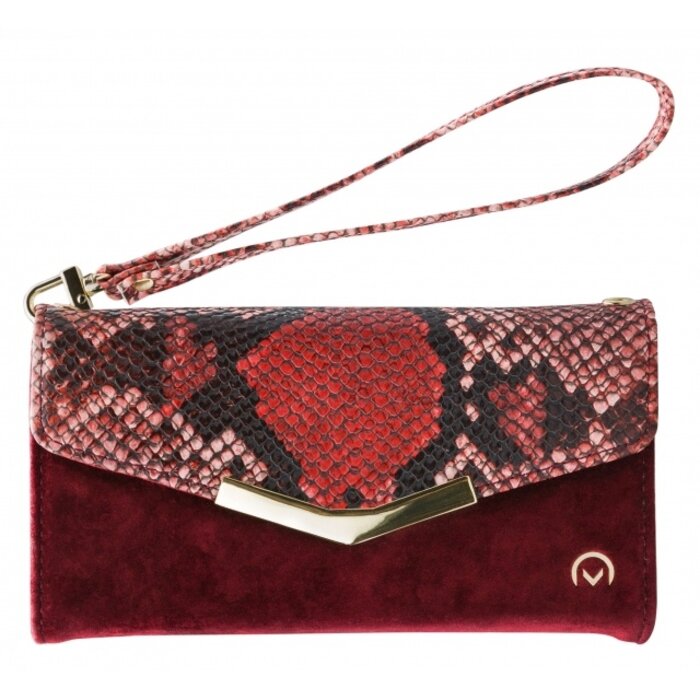 Mobilize Mobilize 2in1 Gelly Velvet Clutch for Apple iPhone 12/12 Pro Red Snake