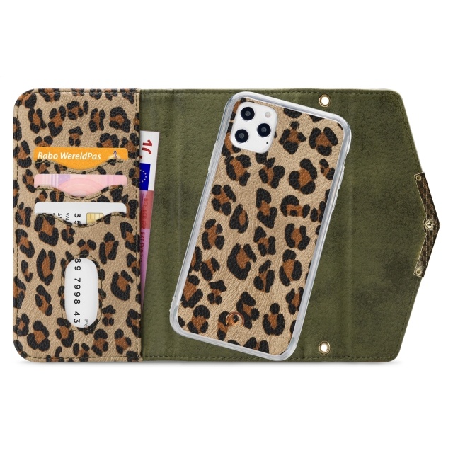 Mobilize Mobilize 2in1 Gelly Clutch Apple iPhone 12 Pro Max - Green Leopard