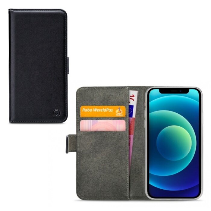 Mobilize Mobilize Classic Gelly Wallet Book Case Apple iPhone 12 Mini Black