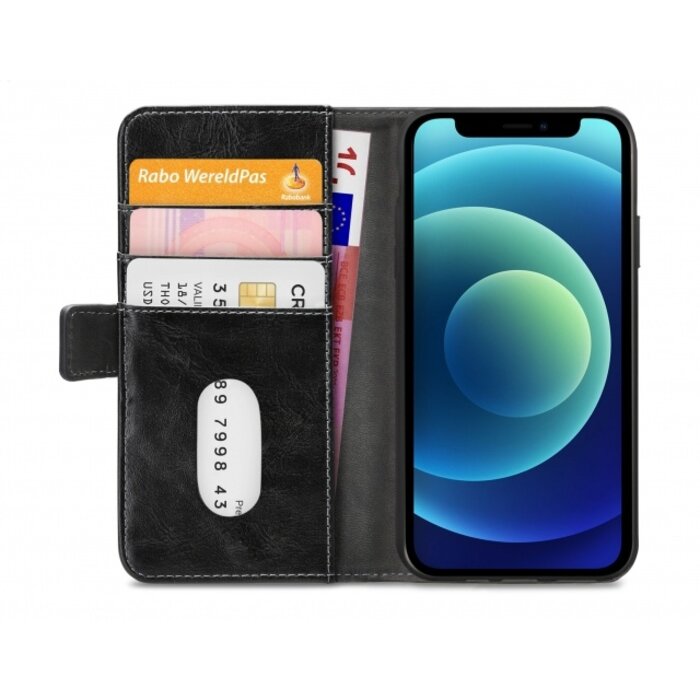 Mobilize Mobilize Elite Gelly Wallet Book Case Apple iPhone 12 Mini Zwart
