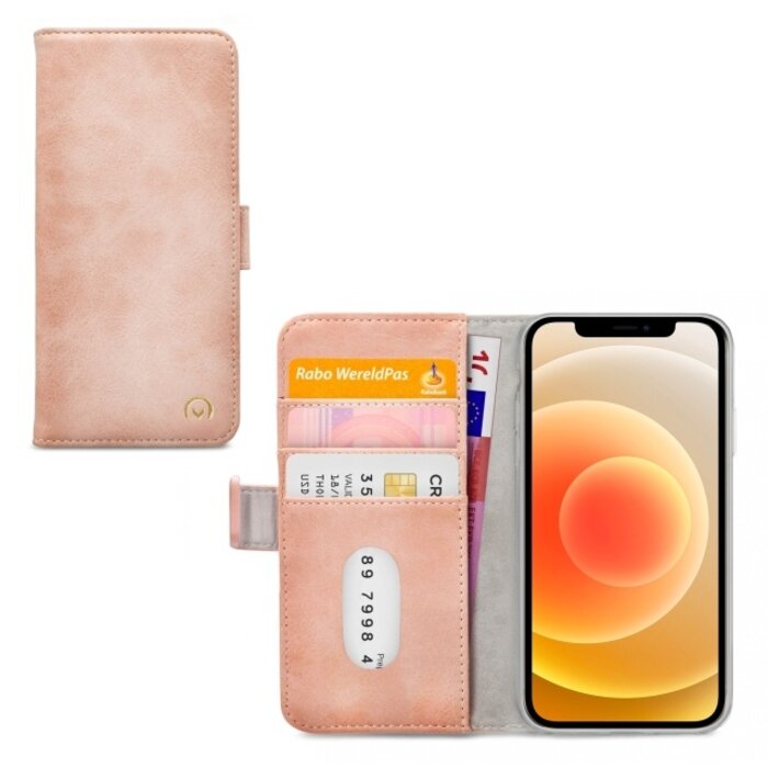 Mobilize Mobilize Elite Gelly Wallet Book Case - Apple iPhone 12 / 12 Pro - Soft Pink