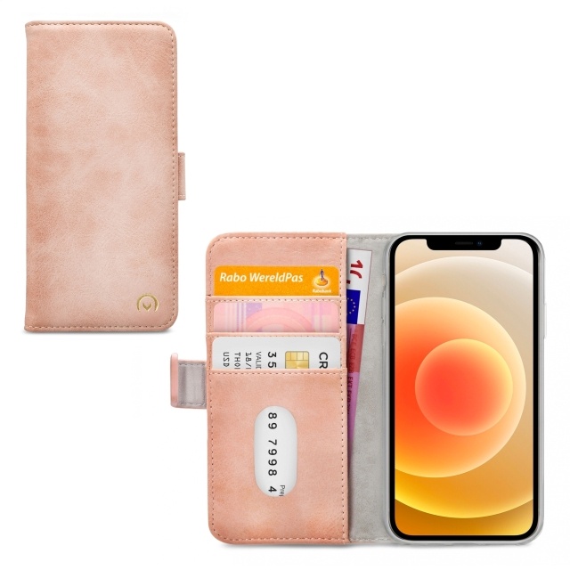 Mobilize Mobilize Elite Gelly Wallet Book Case iPhone 12 / 12 Pro - Soft Pink