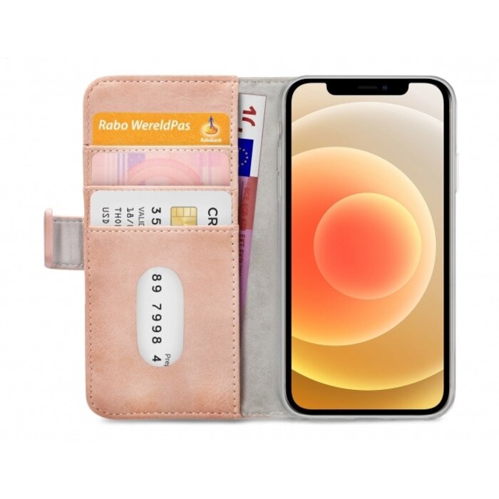 Mobilize Mobilize Elite Gelly Wallet Book Case - Apple iPhone 12 / 12 Pro - Soft Pink