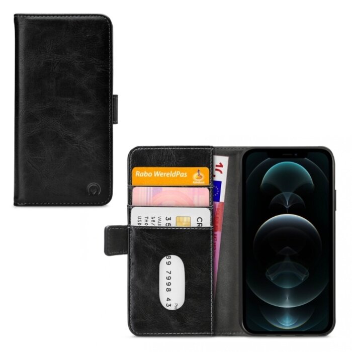 Mobilize Mobilize Elite Gelly Wallet Book Case Apple iPhone 12 Pro Max - Zwart