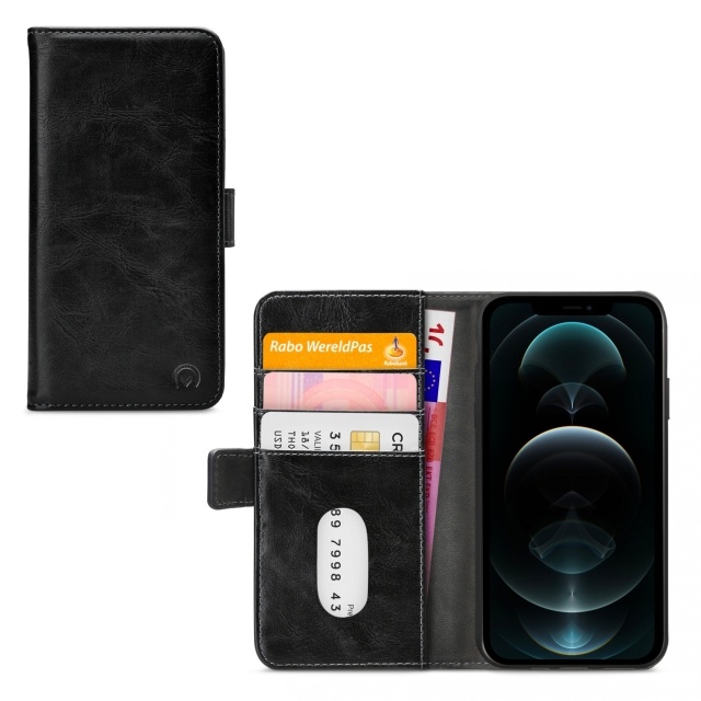 Mobilize Mobilize Elite Gelly Wallet Book Case Apple iPhone 12 Pro Max - Zwart