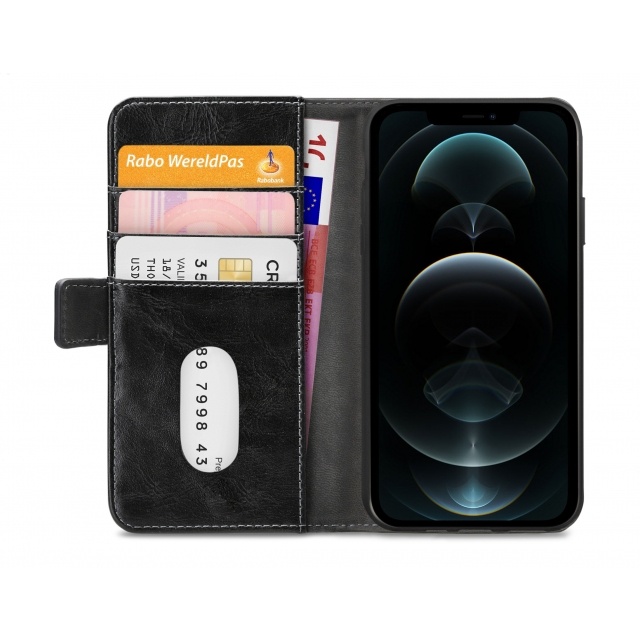 Mobilize Mobilize Elite Gelly Wallet Book Case Apple iPhone 12 Pro Max - Zwart