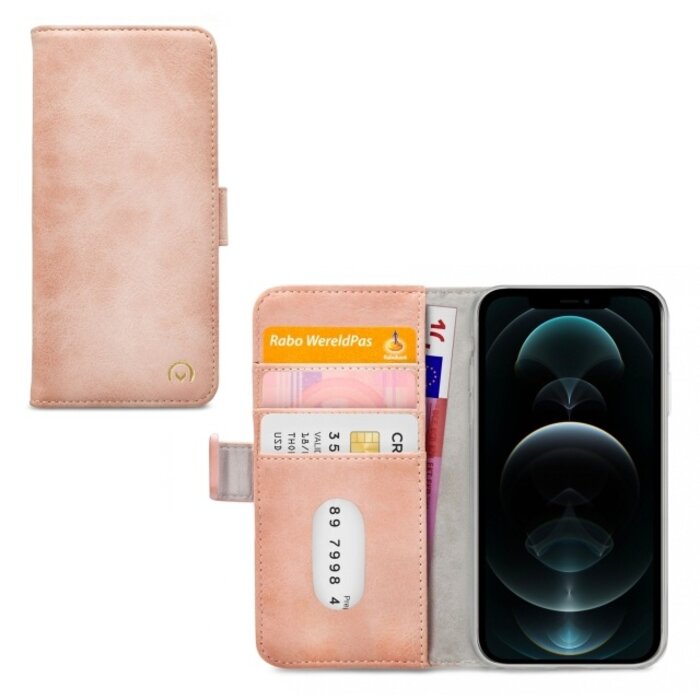 Mobilize Mobilize Elite Gelly Wallet Book Case Apple iPhone 12 Pro Max Soft Pink