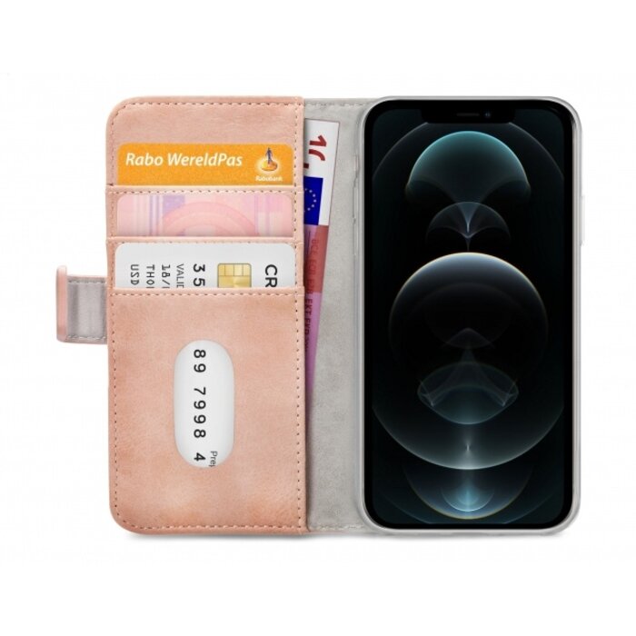 Mobilize Mobilize Elite Gelly Wallet Book Case Apple iPhone 12 Pro Max Soft Pink