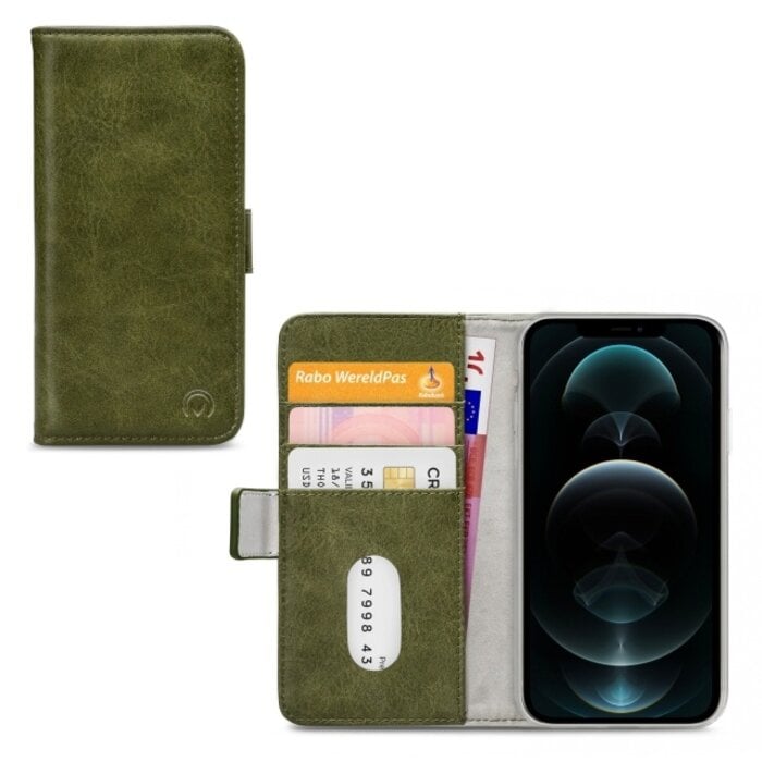 Mobilize Mobilize Elite Gelly Wallet Book Case Apple iPhone 12 Pro Max - Groen