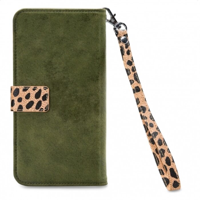 Mobilize Mobilize 2in1 Gelly Zipper Case Samsung Galaxy A31 - Olive/Leopard