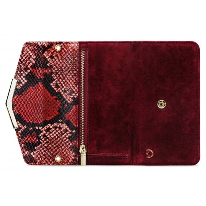 Mobilize Mobilize 2in1 Gelly Velvet Clutch for Samsung Galaxy A31 Red Snake