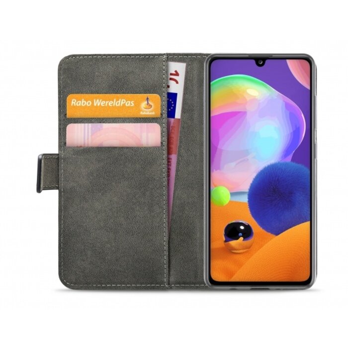 Mobilize Mobilize Classic Gelly Wallet Book Case voor Samsung Galaxy A31 - Zwart