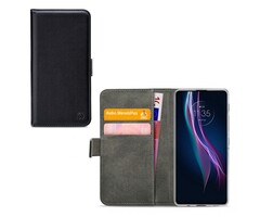 Mobilize Mobilize Classic Gelly Wallet Book Case Motorola One Fusion+ Zwart