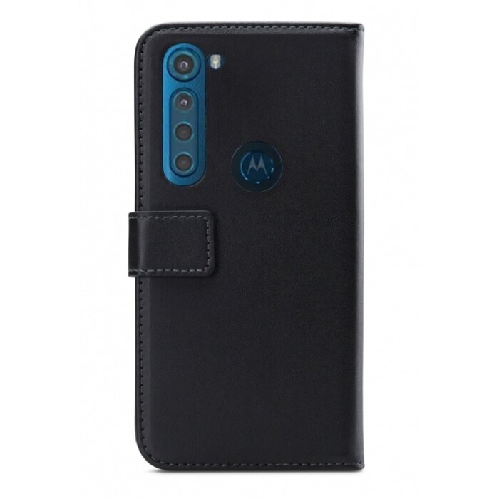 Mobilize Mobilize Classic Gelly Wallet Book Case Motorola One Fusion+ Zwart