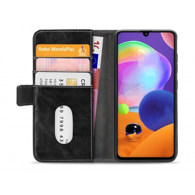 Mobilize Mobilize Elite Gelly Wallet Book Case Samsung Galaxy A31 - Zwart