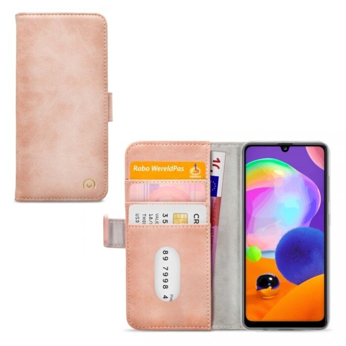 Mobilize Mobilize Elite Gelly Wallet Book Case Samsung Galaxy A31 Soft Pink
