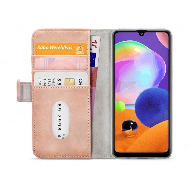 Mobilize Mobilize Elite Gelly Wallet Book Case Samsung Galaxy A31 Soft Pink