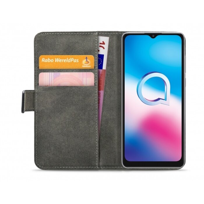 Mobilize Mobilize Classic Gelly Wallet Book Case Alcatel 3X (2020) Black