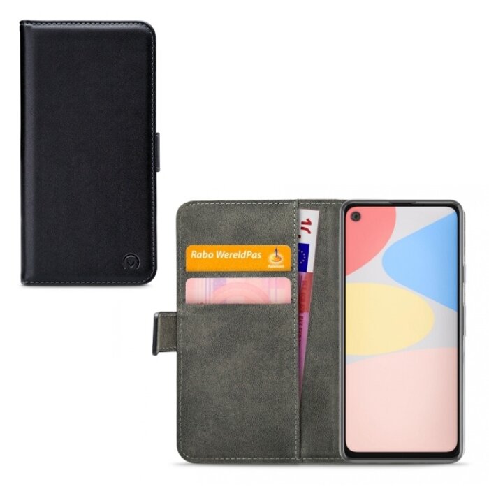 Mobilize Mobilize Classic Gelly Wallet Book Case Google Pixel 4a - Zwart