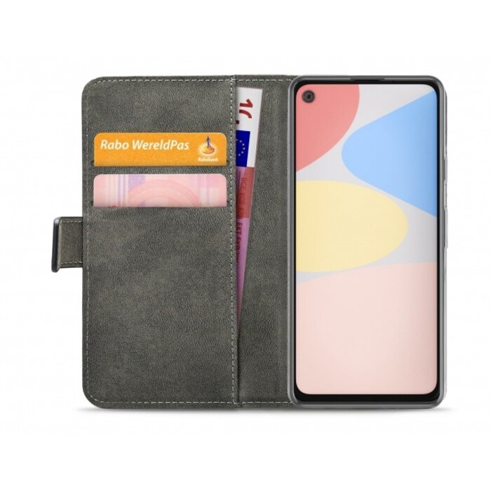 Mobilize Mobilize Classic Gelly Wallet Book Case Google Pixel 4a - Zwart