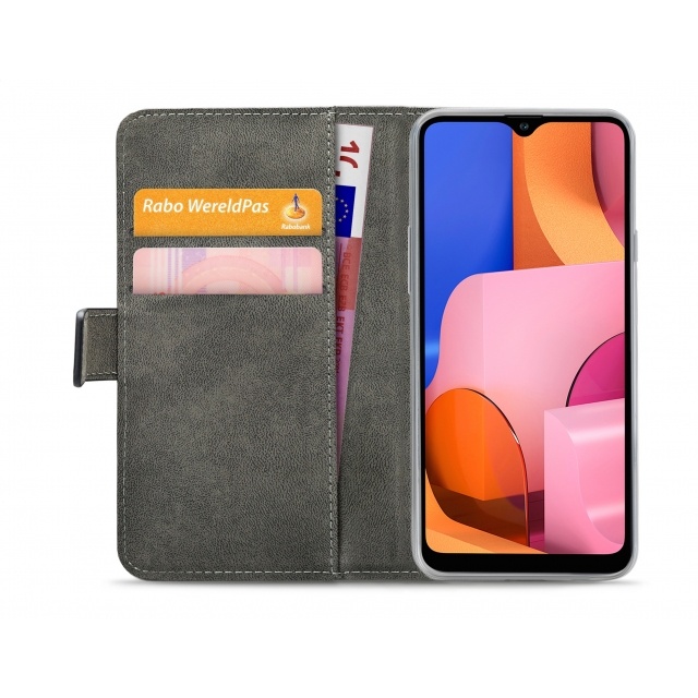 Mobilize Mobilize Classic Gelly Wallet Book Case Samsung Galaxy A20s - Zwart