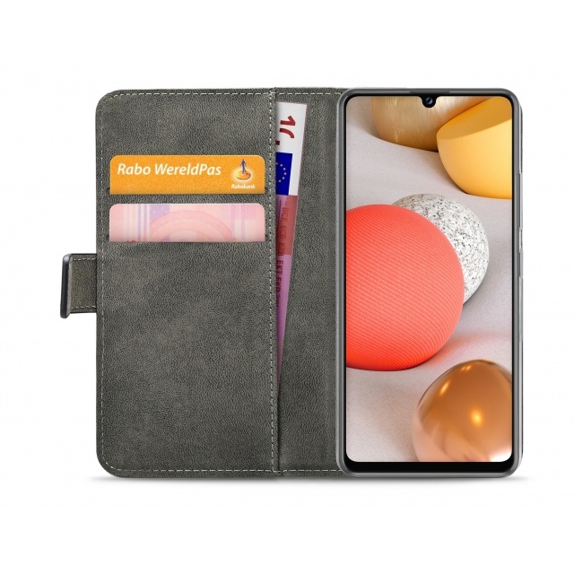 Mobilize Mobilize Classic Gelly Wallet Book Case Samsung Galaxy A42 / A42 5G Zwart