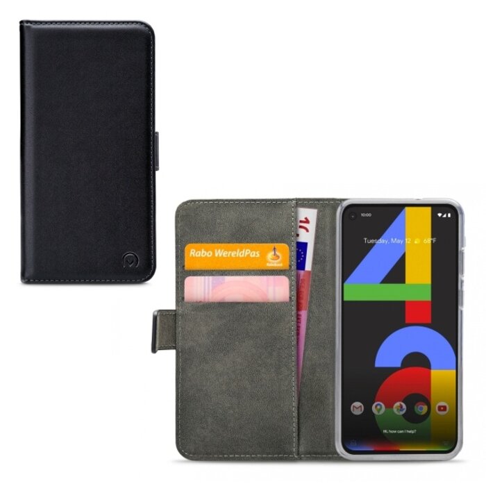 Mobilize Mobilize Classic Gelly Wallet Book Case Google Pixel 4a 5G Zwart