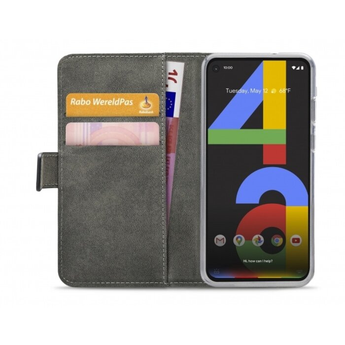 Mobilize Mobilize Classic Gelly Wallet Book Case Google Pixel 4a 5G Zwart