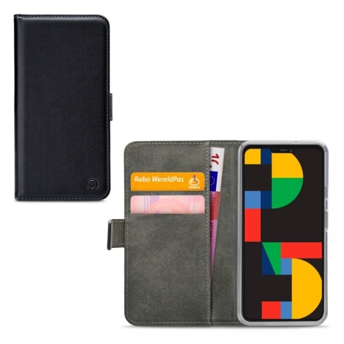 Mobilize Mobilize Classic Gelly Wallet Book Case Google Pixel 5 - Zwart